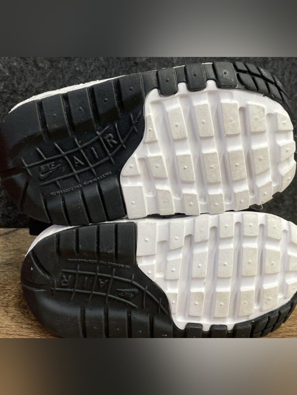 Nike Air Max 1 Easyon (TD) White Black Toddler Sneakers Size 4C NIB $65 - Picture 9 of 12